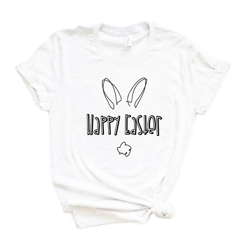 Simply Sage Market Women's Happy Easter Short Sleeve Graphic Tee, 1 of 5
