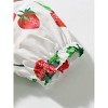 MyKids-USA Summer Pure Cotton Strawberry Pattern Short-sleeved Dress with Peter Pan Collar for Stylish Girls - 4 of 4