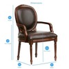 Comfort Pointe Bradford Leather Arm Chair Brown: Upholstered, Traditional Design, Wood Frame, Foam Fill - 3 of 4