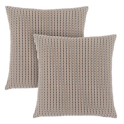TopComfy Support Pillow Decorative Throw Pillow Set with Classic Dot Design for Sofa or Bed Use, Brown, 17"*17"*3"