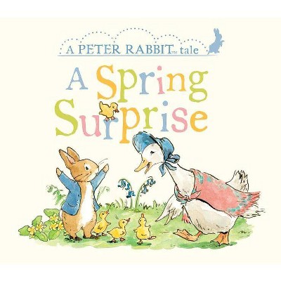 A Spring Surprise - (Peter Rabbit) by  Beatrix Potter (Board Book)