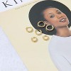 3 Pairs Small Huggie Hoop Earrings Tiny Cartilage Earrings Unisex Cubic Zirconia 8mm/10mm/12mm - 2 of 4