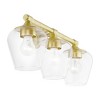 Livex Lighting Willow 3 - Light Vanity in  Satin Brass - 4 of 4