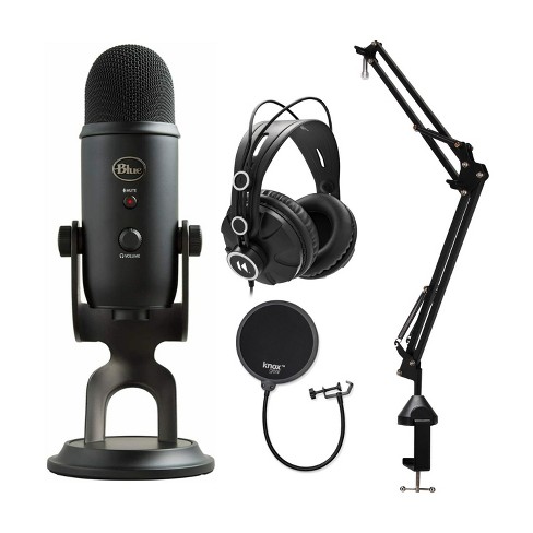 Lydig ilt Vind Blue Microphones Yeti Blackout Microphone Bundle, Creator/producer  Accessories : Target