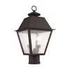 Livex Lighting Mansfield 2 - Light Post Light in  Bronze - 2 of 4