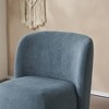 CAVINAS Modern Low Back Armless Accent Chair with Round Pine Legs,Comfy Chairs Perfect for Small Spaces,Living Room,Bedroom,Reading Room - 4 of 4
