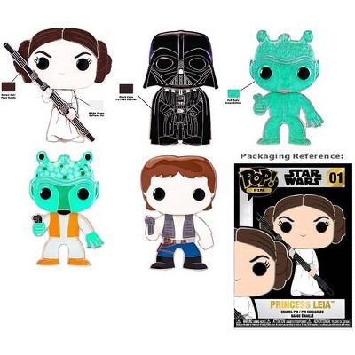 FUNKO POP! PINS: Star Wars Large Enamel Pop! Pin (One Random Pin)