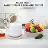 Itopfox Cotton Trivets for Hot Dishes and Pots, Set of 4 with Storage Basket, Heat Resistant Table Protector Mats for Kitchen Countertops & Tables - 4 of 4