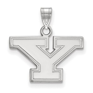 Black Bow Jewelry 14k White Gold Youngstown State Penguins NCAA Small Pendant - 1 of 3