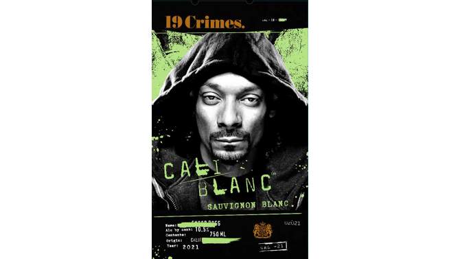 19 Crimes Cali Blanc Wine - 750ml Bottle, 2 of 7, play video