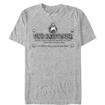 Men's Star Trek: The Next Generation USS Enterprise Galaxy Class NC-1701-D T-Shirt