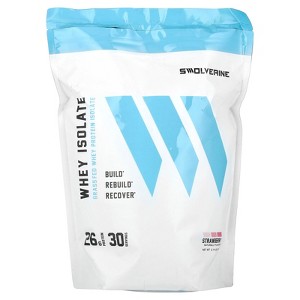 Swolverine Whey Isolate, Strawberry, 2.11 lb (960 g) - 1 of 2