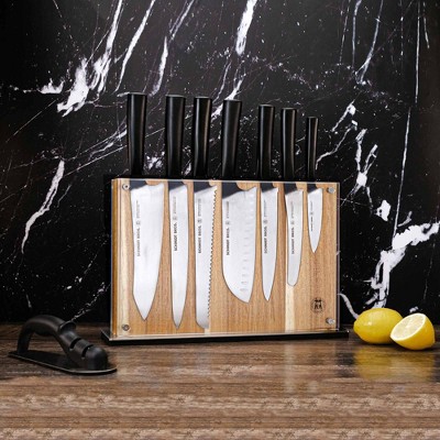 Schmidt Brothers 15-Piece Carbon Steel Knife Block Set