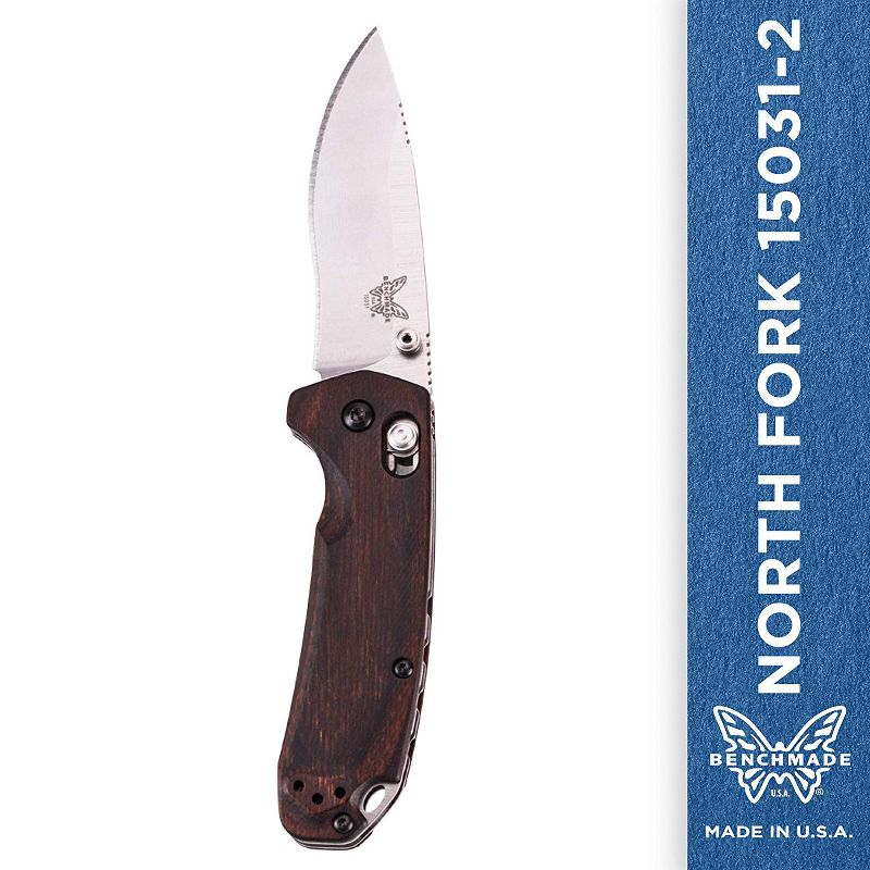 Benchmade North Fork Family Folder Knife w/ Dymondwood Handle, 1 of 4
