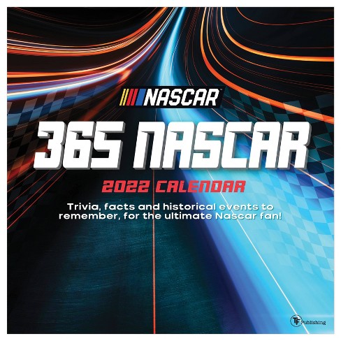 2022 Wall Calendar Nascar 365 - The Time Factory : Target