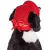 Pet Life Sea Spot Sun UV Protectant Adjustable Fashion Mesh Brimmed Dog Hat Cap, LG, Black - 3 of 4