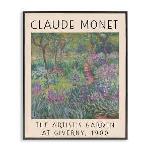 Stupell Industries Classic Garden by Monet Framed Giclee Art - 1 of 4