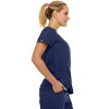 Medichic Women Scrubs Set V-Neck with Straight Leg Pants Medical Scrub Set - 4 of 4