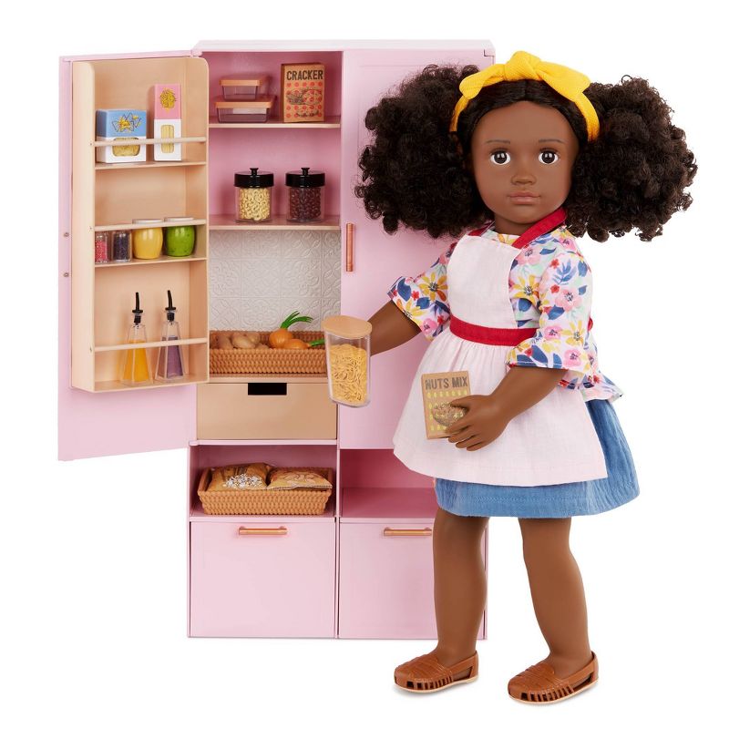 Our Generation Pretty Pantry Home Kitchen Furniture Set for 18&#34; Dolls, 3 of 9