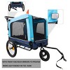 DOMETOUR Outdoor Heavy Duty Foldable Utility Pet Stroller Dog Carriers Bicycle Trailer - 4 of 4