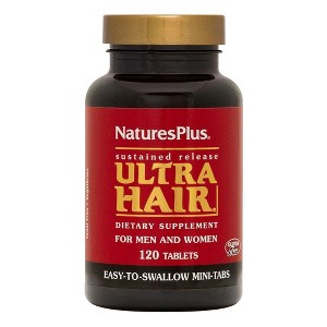 Ultra Hair Time Release Mini Tabs by Nature's Plus  -  120 Tablet - 1 of 2