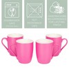 Elanze Designs Let It Snow Baby Let It Reindeer Princess Pink 10 ounce New Bone China Coffee Cup Mug - 3 of 4