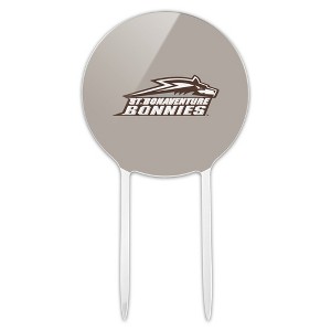 St. Bonaventure University Bonnies Logo Acrylic Cake Topper Party Decoration for Wedding Anniversary Birthday Graduation - 1 of 4