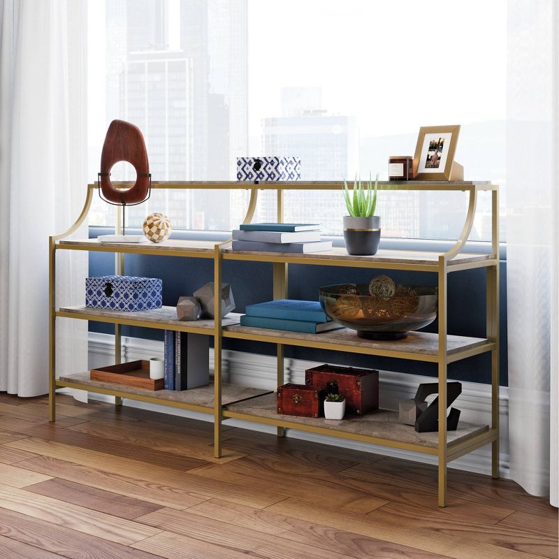 International Lux Metal Frame Console Table - Sauder, 3 of 5