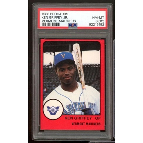 Ken Griffey Jr. Rookie Card 1988 Procards Vermont Mariners #nno Psa 8 ...