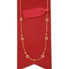 Ross-Simons Italian 14kt Yellow Gold Paper Clip Link Star Station Necklace - 3 of 4