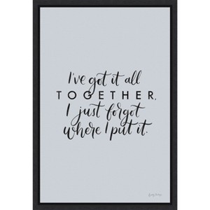 Amanti Art All Together by Becky Thorns Canvas Wall Art Print Framed 16 x 23-in. - 1 of 4