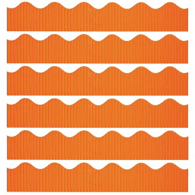 Bordette® Decorative Border, Orange, 2-1/4" x 50', 6 Rolls