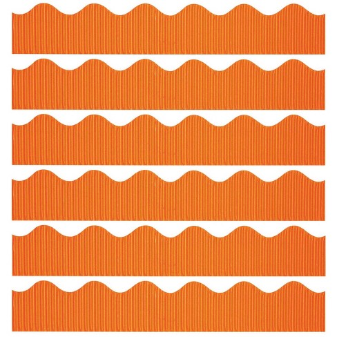 Bordette® Decorative Border, Orange, 2-1/4" x 50', 6 Rolls - image 1 of 2