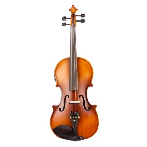 TopComfy 4/4 Solid Wood Violin Set with Case Bow Strings Shoulder Rest Tuner Connecting Wire Cloth for Adult Learners - 1 of 4