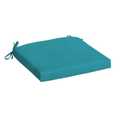 ARDEN Outdoor Seat or Rocking Chair Cushion, 19 in x 18 in, Water Repellent, Fade Resistant, Lake Blue Leala