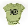 Simply Sage Market Checkered Lucky Shamrock Short Sleeve Tee - 2 of 4