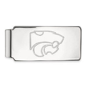 Black Bow Jewelry Sterling Silver Kansas State Wildcats NCAA Money Clip - 1 of 3