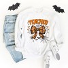 Simply Sage Market Women's Graphic Sweatshirt Coquette Halloween Teacher - 3 of 4