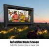 Costway 14FT\16FT\18FT\20FT Inflatable  Projector Screen Projection Outdoor Home Theater W/ Blower - 3 of 4