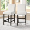 New Classic Furniture,High Line Upholstered Counter Chair (Set of 2), White - 2 of 4
