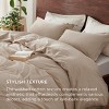 100% Washed Cotton Duvet Cover Minimalist Cotton Duvet Cover for All Seasons GentleSoft™ Plain Simple Bedding Set - 4 of 4