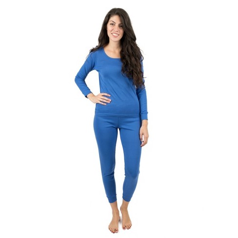 Women's Boho Solid Color Thermal Pajamas – Leveret Clothing