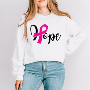 Simply Sage Market Hope Breast Cancer Sweatshirt - 1 of 4