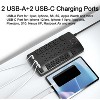MaseiKar Surge Protector Power Strip - 6Ft Flat Plug Heavy Duty Extension Cord with 24 Outlets and 4 USB Ports(2 USB-C Ports), 1875W/15A, 4100J - 3 of 4