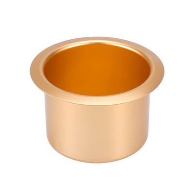 Unique Bargains Boat RV Car Stainless Steel Drink Holder Gold Tone 2.44"x4.02" 1 Pc