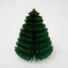 SEVOBAL Tree Ornaments Handmade Vividly Green Paper Tree, Sustainable Festive Decor for Christmas and Holiday Displays, Green, 11.62"*11.62"*14" - 3 of 4