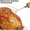 Meat Injector Syringe - 3 Marinade Injector Needles for BBQ Grill, Premium Portable Turkey Injector kit.. - 2 of 4