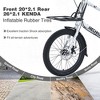 NAYSAYE Bicycle Cargo Bike 7 Speed Alloy Frame Adult Bike for Daily Commute, Silver, 65"*27.56"*42.13" - 2 of 4