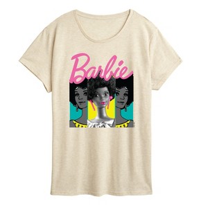 Women's - Barbie - Photo Retro Black Barbie Short Sleeve Graphic T-Shirt - 1 of 3