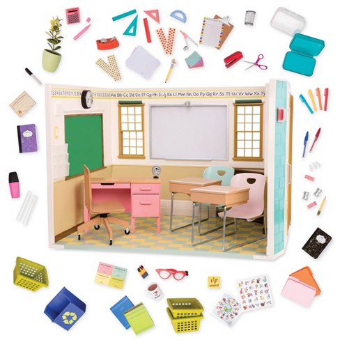 Our Generation Awesome Academy School Room For 18 In Dolls Target